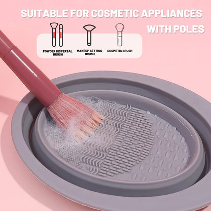 Silicone Makeup Brush Cleaning Bowl