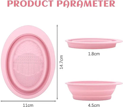 Silicone Makeup Brush Cleaning Bowl