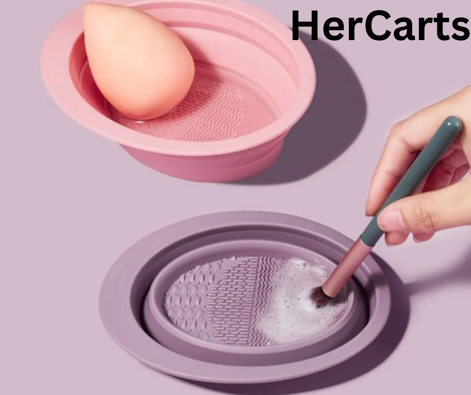 Silicone Makeup Brush Cleaning Bowl