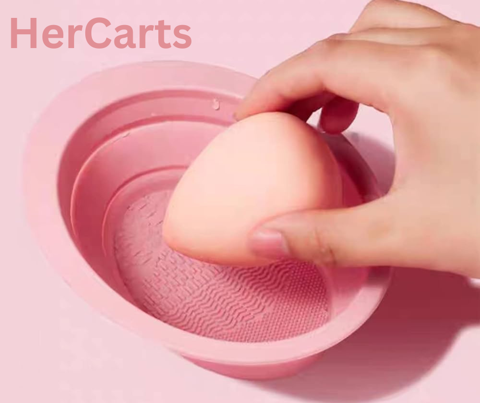 Silicone Makeup Brush Cleaning Bowl
